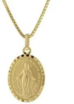 trendor Kette mit Anh&auml;nger 51942, Milagrosa Gold 333 (8 Kt) mit Vergoldeter