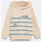 s.Oliver Junior Kapuzensweatshirt mit Auto-Trecker-Motiv-Print / f&uuml;r Boys