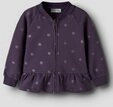 Name It Sweatjacke NMFOVIDIA LS SWE CARD BRU BF Baumwollmischung, regular fit