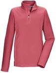 Fleeceshirt KILLTEC "KSW 138 GRLS FLC SHRT", M&auml;dchen, Gr. 152, rosa (beere),
