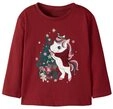 Name It Langarmshirt NMFREPOLER LS NREG TOP BOX Weihnachten, Baumwolle
