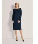 MADELEINE Midikleid Jerseykleid mit Nietendetail am &Auml;rmel Modischer