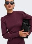 Strickkleid ONLY "ONLKATIA L/S DRESS KNT NOOS", Damen, Gr. M, N-Gr, rot (fig),