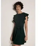 Apricot Minikleid Mini-Kleid aus Jersey-Cr&ecirc;pe (2-tlg., mit Stoffg&uuml;rtel) mit