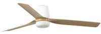 FARO Barcelona Deckenventilator DC Deckenventilator Punt Tub Wei&szlig;-Ahorn mit...