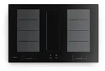 Klarstein Kochfeld mit Dunstabzug 10048692 schwarz 80.5 cm x 20.5 cm x 52 cm