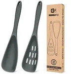 LuxusKollektion Kochl&ouml;ffel Kochl&ouml;ffel 2er Set Grau BPA-frei grau 7 cm x 0.7 cm