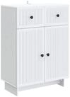 vidaXL Sideboard 66 x 34,5 x 90 cm Sideboard Wohnzimmer Schrank mit Schubladen...