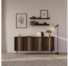 Selsey Sideboard Amaro, 4 T&uuml;ren mit LED-Beleuchtung, Breite 183 cm