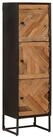 vidaXL Highboard Highboard 35 x 30 x 120 cm Massiv Holz und engineered Wood (1...