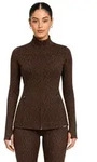 Smilodox Trainingsjacke Velvara, Sportjacke mit Leo-Muster, Sportjacke f&uuml;r Gym...