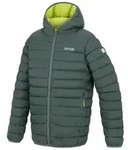 Regatta Funktionsjacke Marizion Baffle-Jacke / Steppjacke mit Kapuze gr&uuml;n 140