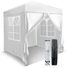 LuxusKollektion Faltpavillon Faltpavillon 2x2m grau h&ouml;henverstellbar