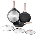 LuxusKollektion Pfannen-Set Bratpfannen Set Antihaft Granit Klassischer