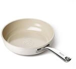 LuxusKollektion Bratpfanne Bratpfanne Keramik 20cm Beige