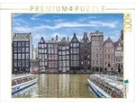 CALVENDO Puzzle CALVENDO Puzzle Damrak mit tanzenden H&auml;usern in Amsterdam, 2000