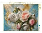CALVENDO Puzzle CALVENDO Puzzle Samtpfoten Spiel, 2000 Teile Lege-Gr&ouml;&szlig;e 90 &times;...