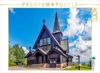 CALVENDO Puzzle CALVENDO Puzzle The Holmenkollen Chapel, 1000 pieces, finished...
