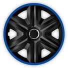 NRM Radkappen Fast Lux, 15 in Zoll, (4-St) Radzierblenden 15" blau|schwarz