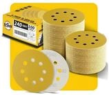 LuxusKollektion Schleifscheibe Schleifscheiben 100 St&uuml;ck 125mm 8 Loch 240...