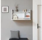 en.casa Wandregaltisch, &raquo;Rautalampi&laquo; mit Ablage und 2 F&auml;chern 83x48x15 cm...