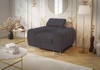 Fun M&ouml;bel Sessel Designersessel BASTIEN in Stoff (Rundumbezug), mit...