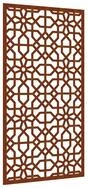 vidaXL Wandbild Garten-Wanddeko 105x55 cm Cortenstahl Maurisches Design, (1 St)
