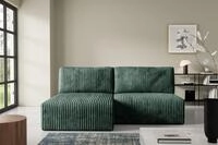Fun M&ouml;bel Ecksofa Sofa NATALIA XS mit Schlaffunktion in Stoff Tilia, mit...