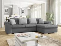 MIRJAN24 Ecksofa Diana, mit Schlaffunktion und zwei Bettkasten, mit Kissen-Set,