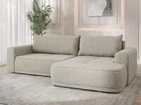 MIRJAN24 Ecksofa Passo, mit Bettkasten und Schlaffunktion, 265x166x83 cm,