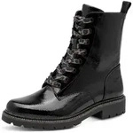 Tamaris Schn&uuml;rstiefelette Blockabsatz, Boots mit Schn&uuml;rsenkeln im Animal-Look