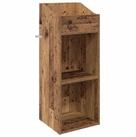 vidaXL Schranksystem Schallplattenschrank Altholz 36 x 36 x 95,5 cm...