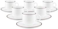 Seltmann Weiden Cappuccinotasse Sento Home Pure Lines, 6-tlg., Porzellan