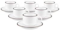 Seltmann Weiden Espressotasse Sento Home Pure Lines, 6-tlg., Porzellan