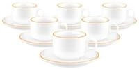 Seltmann Weiden Espressotasse Sento Home Pure Lines, 6-tlg., Porzellan