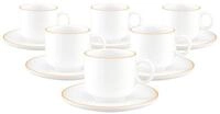 Seltmann Weiden Cappuccinotasse Sento Home Pure Lines, 6-tlg., Porzellan