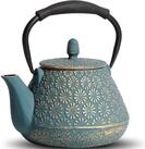 LuxusKollektion Teekanne Teekanne Gusseisen 950ml Kirschbl&uuml;tenmuster Infuser...