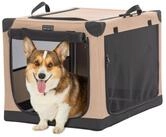 LuxusKollektion Hunde-Transportbox Hundebox faltbar Hundetransportbox Khaki 76...