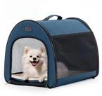 LuxusKollektion Hunde-Transportbox Hundebox faltbar tragbar atmungsaktiv kleine...