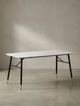 KADIMA DESIGN Esstisch Esszimmertisch 180x90x76 cm Esstisch Wei&szlig; in...