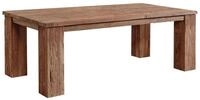 Massivmoebel24 Esstisch BASSANO Teak Massivholz natur (Massivholz zerlegt 123 kg