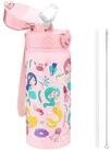 LuxusKollektion Trinkflasche Trinkflasche Kinder Strohhalm Rosa Meerjungfrau...