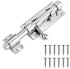 LuxusKollektion T&uuml;rriegel Edelstahl T&uuml;rriegel 12mm 16cm Silber