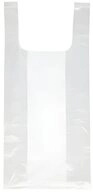 PAPSTAR Tragetasche 2000x Hemdchen HDPE 48 x 22 x 12cm transparent Knotenbeutel