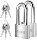 LuxusKollektion Vorh&auml;ngeschloss Vorh&auml;ngeschloss Edelstahl 50mm 2er-Pack KAWAHA