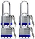 LuxusKollektion Vorh&auml;ngeschloss Vorh&auml;ngeschloss 40mm blau 4er-Set...