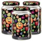Ritzenhoff & Breker Vorratsglas Smile Vorratsgl&auml;ser 1,7 l 3er Set, Glas,...
