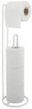 MSV Toiletten-Ersatzrollenhalter AMY, Stahl, kombinierter Toilettenpapierhalter...