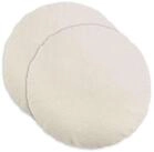 vidaXL Kissenbez&uuml;ge vidaXL Kissenbezug 2 pcs HEERLEN Creme &Oslash; 60 cm Boucl&eacute;
