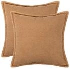 vidaXL Kissenbez&uuml;ge vidaXL Kissenbezug 2 pcs HOUTEN Beige 70 x 70 cm Boucl&eacute;